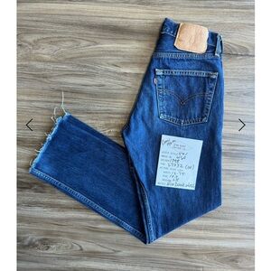 Jean Genie 1998 Levi’s USA 501 Tag 27x32 W Actual 25x28
